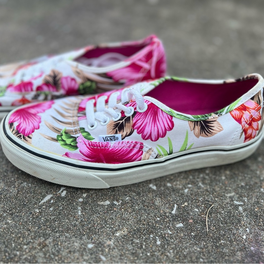 VANS Authentic Hawaiian Floral White